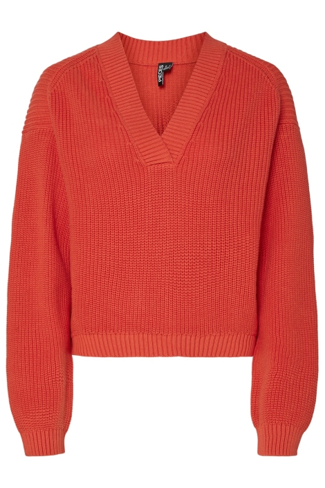 Pieces pcsise ls v-neck knit bc